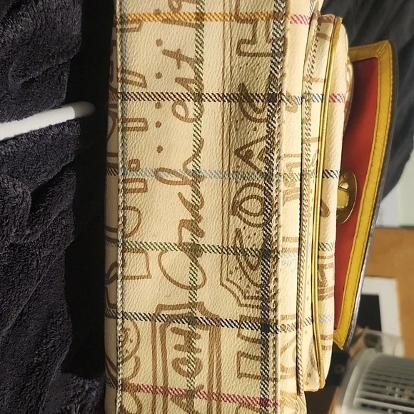 Coach Gold and Tan Satchel - Picture 3 of 7